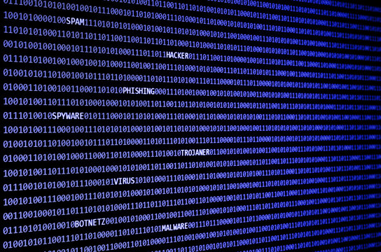 Digitale Bedrohungen blue