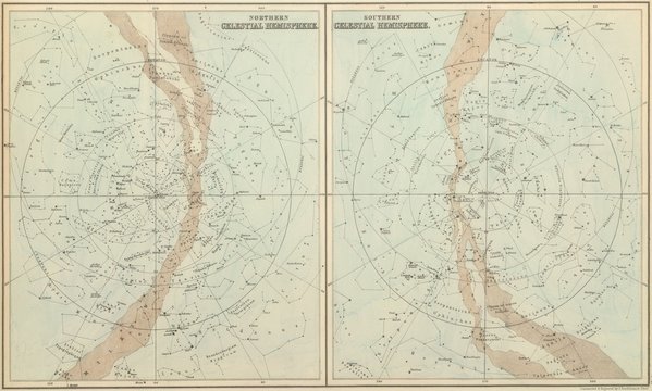 Old sky map