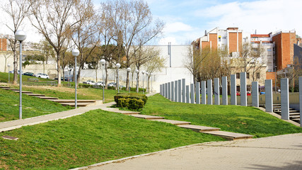 Jardines del parc de les aigues, Barcelona