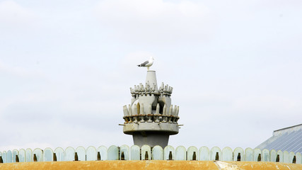 Detalle de la fuente de Montjuic, Barcelona