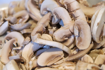 Finely chopped mushrooms