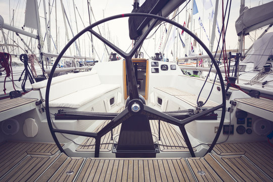 Sailing Yacht Steering Wheels