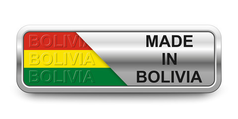 Made in Bolivia Button