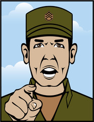 Sgt Duty color vector