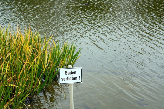 Baden verboten