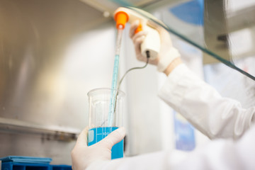 Scientist working in a laboratory