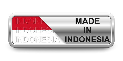 Made in Indonesia Button