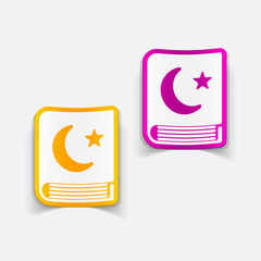 realistic design element: koran