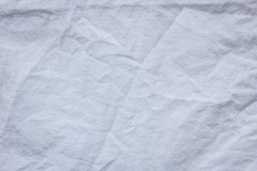 white crumpled cloth textile texture background