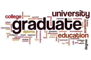 Graduate word cloud