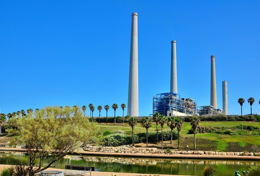 Power Plant Station in Israel
