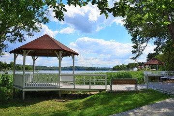 Barlinek, lake, city and surroundings