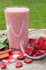 Rhubarb smoothie