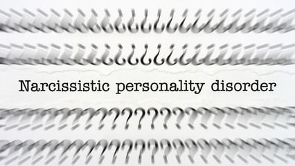Narcissistic personality disorder - obrazy, fototapety, plakaty