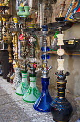 Hookahs at the Jaffa Flea Market