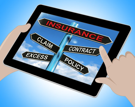 Insurance Tablet Mean Claim Excess Contract And Policy