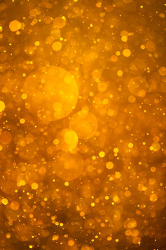 golden shiny bokeh background