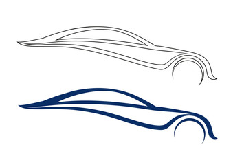 Karizmatik otomobil silueti