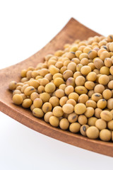 Soybean isolated on white background