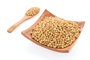 Soybean isolated on white background