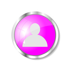 Pink web button