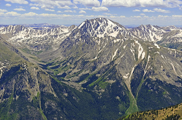 Melting Snow in the Rocky Mountains, Colorado