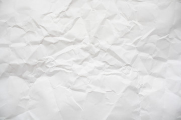 Crushed white paper