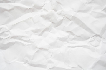 Crushed white paper