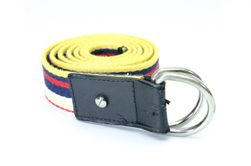 color of strap belt isolate on white background