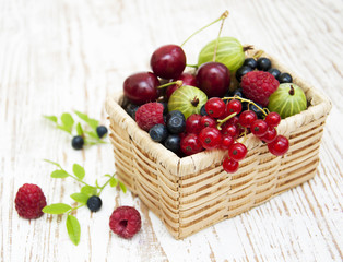 Assorted fresh berries