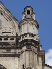 Fototapeta na wymiar Iglesia de San Eustache en París