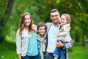 Fototapeta premium Family outdoors