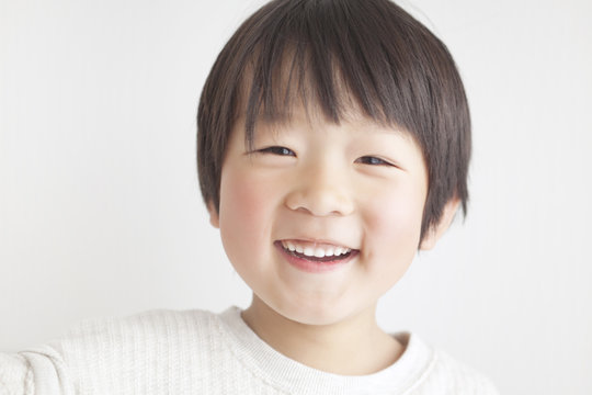 笑顔の男の子