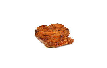 Grilled pork steak