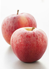 Red apple isolated on white background cutout
