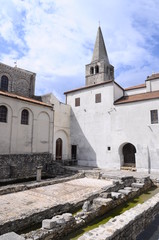 Fototapeta na wymiar Euphrasian basilica in Porec, Croatia