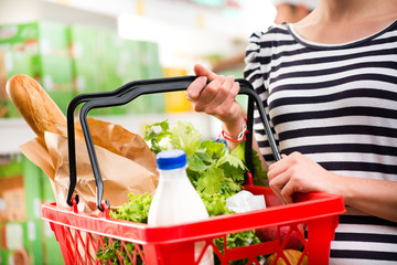 Full shopping basket