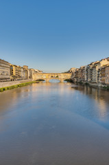 Fototapeta premium The Ponte Vecchio (Old Bridge) in Florence, Italy.