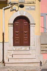 Wooden door. Torremaggiore. Puglia. Italy.