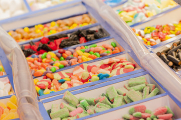 Fototapeta na wymiar assortment of candies