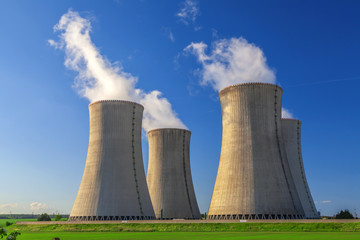 Nuclear power plant Dukovany in Czech Republic Europe