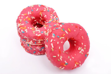 pink donuts
