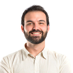 Obraz premium Businessman over isolated background