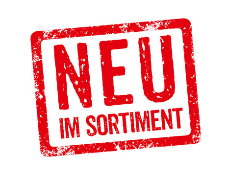 Roter Stempel - Neu im Sortiment