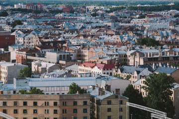 Naklejka premium Beautiful view of the Riga old town 