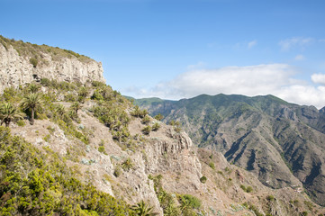 mountains of the island Gomera