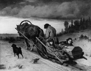 Last Journey (Vasily Perov, 1865)