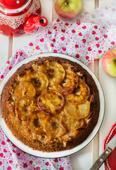 Upside Down Apple Cake