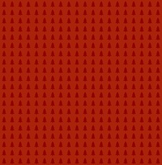 Fototapeta premium Rote Tannenbäume auf rotem Hintergrund