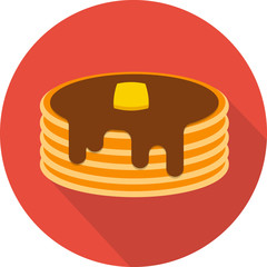 Vector pankake icon